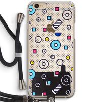 8-bit N°9: iPhone 6 / 6S Transparant Hoesje met koord