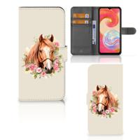Telefoonhoesje | Met pasjeshouder | voor Samsung Galaxy A04e Paard