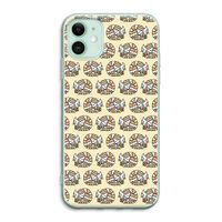 Slapende poes: iPhone 11 Transparant Hoesje