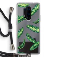 Lange bladeren: OnePlus 8 Pro Transparant Hoesje met koord