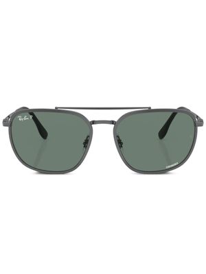 Ray-Ban lunettes de soleil Chromance à monture carrée - Gris