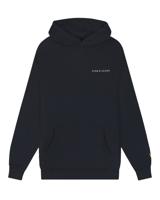 Script Embroidered Hoodie Dark Navy
