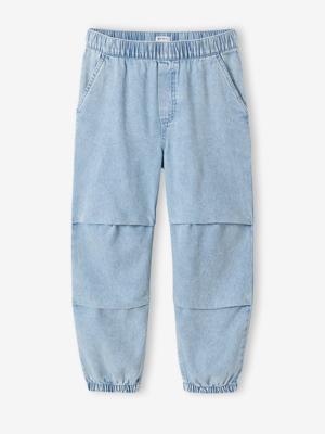 Parachute broek van denim gebleekt denim