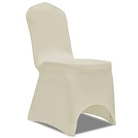 Hoes voor stoelen 50 stuks (creme) - thumbnail