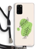 Beleaf in you: Samsung Galaxy S20 Plus Transparant Hoesje met koord Beleaf in you: Samsung Galaxy S20 Plus Transparant Hoesje met koord