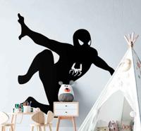 Muurstickers superhelden Spiderman aan de muur