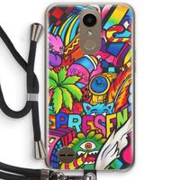 Represent: LG K10 (2017) Transparant Hoesje met koord