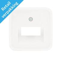 Busch Jaeger wit afdekplaat utp dubbel - 4695580