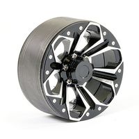 Fastrax 1.9" aluminium 6-Spaaks Kylo beadlock velgen - Black