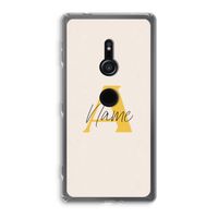 Amber Script: Sony Xperia XZ2 Transparant Hoesje