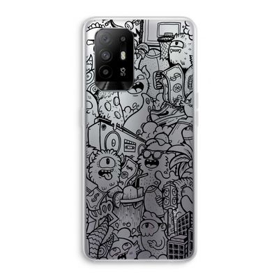Vexx Black City : Oppo A95 5G Transparant Hoesje