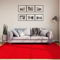 VidaXL Vloerkleed huarte laagpolig zacht wasbaar 200x200 cm rood