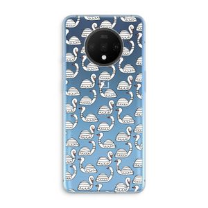 Zwanen: OnePlus 7T Transparant Hoesje