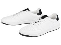 LIVERGY Heren sneakers (Wit/zwart, 45) LIVERGY Heren sneakers (Wit/zwart, 45)