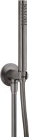 Qisani Flow handdouche met muuraansluitbocht gun metal
