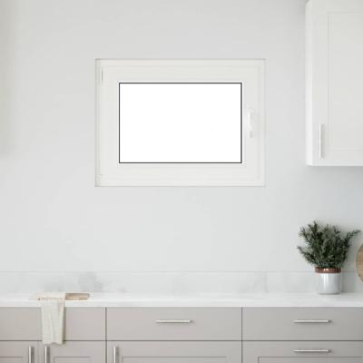 Kelderraam "RISOR" 80x50 cm draai-kiep DIN links wit
