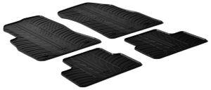 Rubbermatten passend voor Chevrolet Cruze 2009- (T-Design 4-delig + montageclips) GL0184
