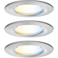 Paulmann 92443 LED-plafondlamp, LED-inbouwlamp 6 W IJzer (geborsteld)