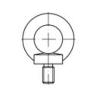 TOOLCRAFT TO-5381571 Ringbouten M10 DIN 580 Staal Thermisch verzinkt 25 stuk(s) - thumbnail