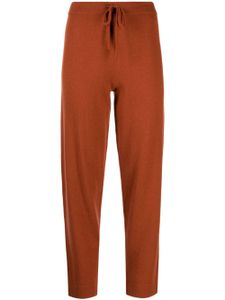 Cashmere In Love Sarah fine-knit track pants - Marron