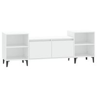 vidaXL Tv-meubel 160x35x55 cm bewerkt hout wit