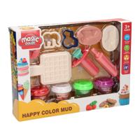 Lobbes Kleiset met wafelijzer - 4 kleipotjes