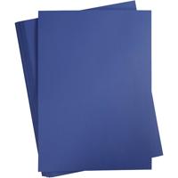 Gekleurd Karton, A2, vel 420x594 mm, 180 gr, donkerblauw, 100 vel/ 1 doos