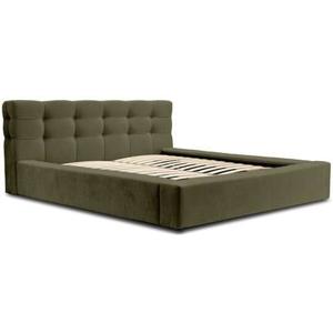 Trae Mobler Grace 180 x 200 cm Gestoffeerd Bed Bosgroen