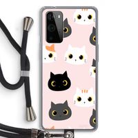 Katten: OnePlus 9 Pro Transparant Hoesje met koord