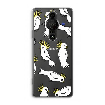 Papegaai: Sony Xperia Pro-I Transparant Hoesje
