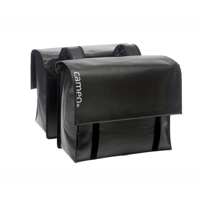 Newlooxs New looxs dubbele fietstas - bisonyl zwart - unisex - fiets - 46l