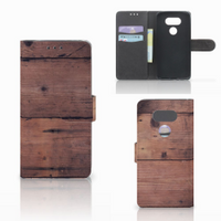 LG G5 Book Style Case Old Wood - thumbnail