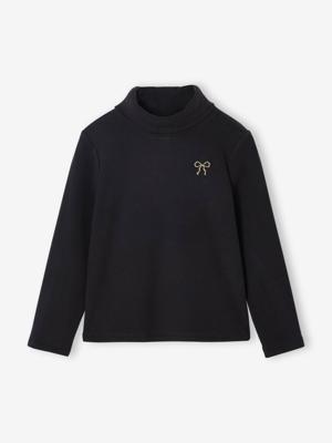 Souspull van fleece voor meisjes antraciet
