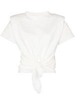 ISABEL MARANT t-shirt à détail noué - Blanc