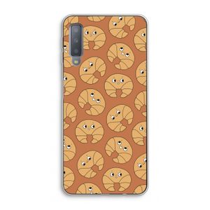 Croissant: Samsung Galaxy A7 (2018) Transparant Hoesje