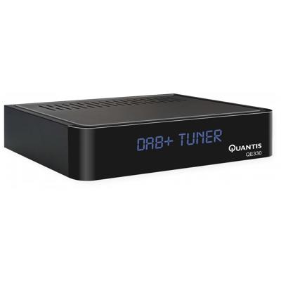 Quantis QE330 DAB+ radiotuner Tuner Zwart