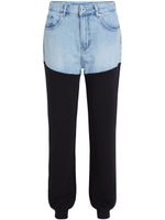 Karl Lagerfeld Jeans pantalon en coton biologique - Bleu