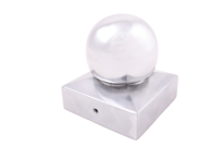 Waelbers Paalornament 71mm met kogel ALUMINIUM - 25 Stuk(s) - 420116.09