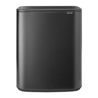 Brabantia Bo Touch Bin Afvalemmer 60 Liter - Confident Grey