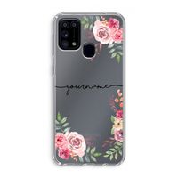 Rozen: Samsung Galaxy M31 Transparant Hoesje
