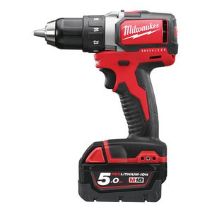 Milwaukee M18 BLDD2-502C borstelloze compactboorschroefmachine | 5.0Ah Li-ion - 4933464515