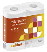 Toiletpapier Satino Smart 2-laags 200vel wit 4rollen