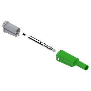 Electro PJP 1066-CD1-V Laboratoriumstekker Stekker, recht Stift-Ø: 4 mm Groen 1 stuk(s)