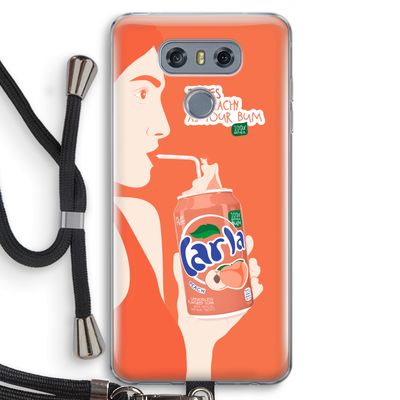 Peach please!: LG G6 Transparant Hoesje met koord