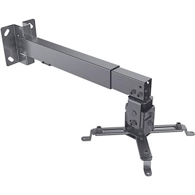 Manhattan Zubehör TFT/LCD-TV Beamer-wandbeugel Kantelbaar en zwenkbaar Afstand vloer-plafond (max.): 43 cm Afstand tot de muur (max.): 56 cm Zwart