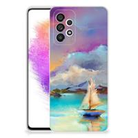 Smartphone hoesje Samsung Galaxy A73 5G Boat