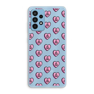 GIRL POWER: Samsung Galaxy A52 Transparant Hoesje