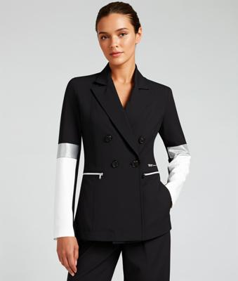 Zip73 Blazer Color Blocking Z25/308/03/040 Blazers 040 Silver