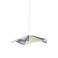 Light & Living Light&living Hanglamp Ø70x15 cm RAFA crème+blauw