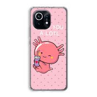 Love You A Lotl: Xiaomi Mi 11 Transparant Hoesje
